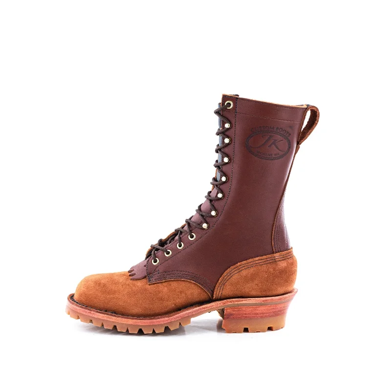 Boots for daily errands-Boots for cold hikes-Honey Fire - Redwood