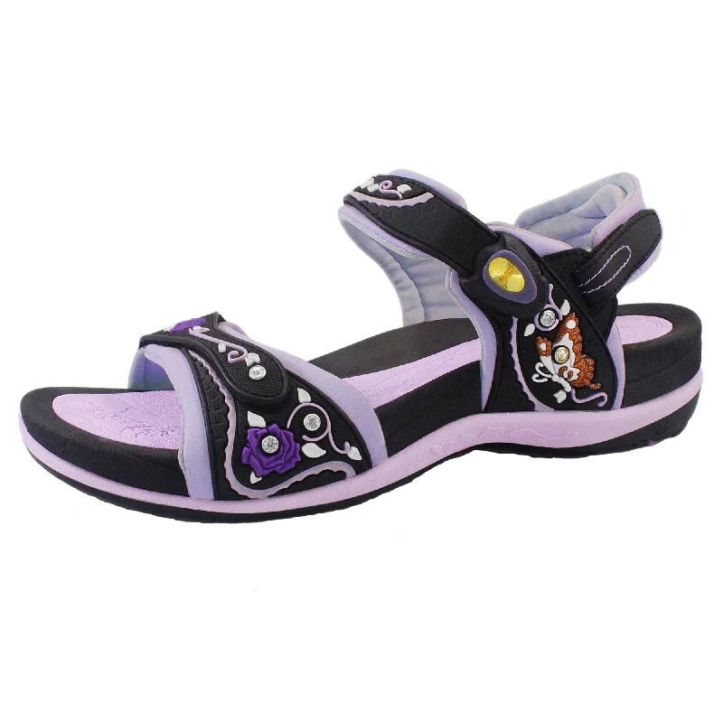 Sandals with bold comfortWomen Signature: 5991 Purple