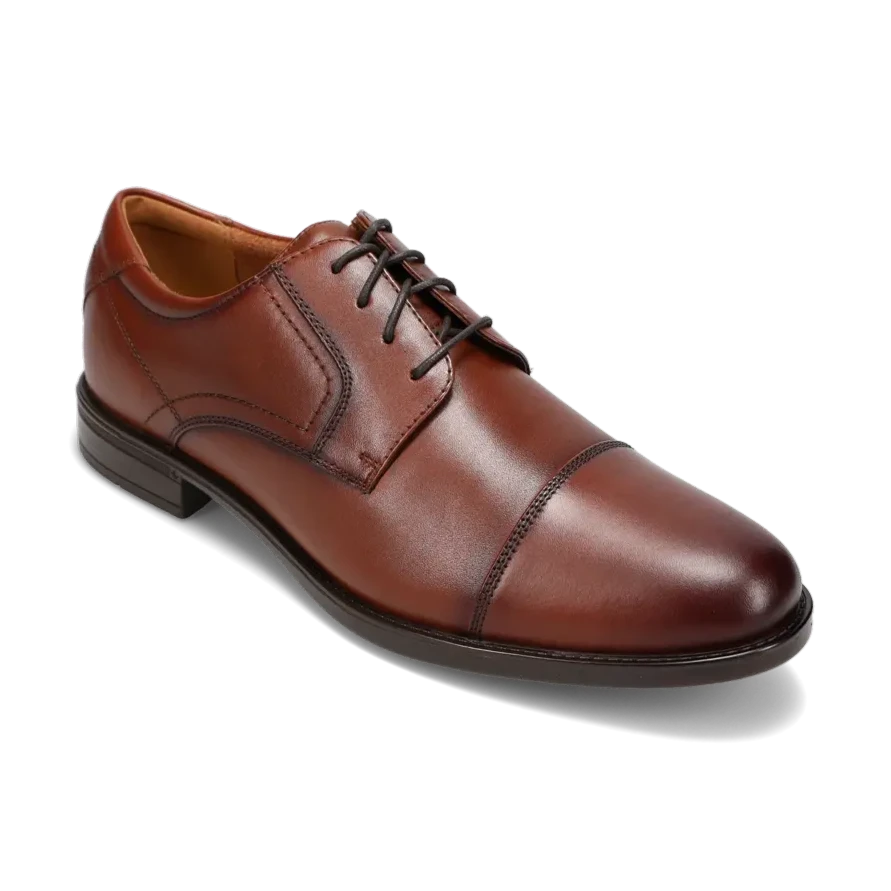 Oxfords with sturdy appeal-Men's Midtown Cap Toe Oxford Cognac