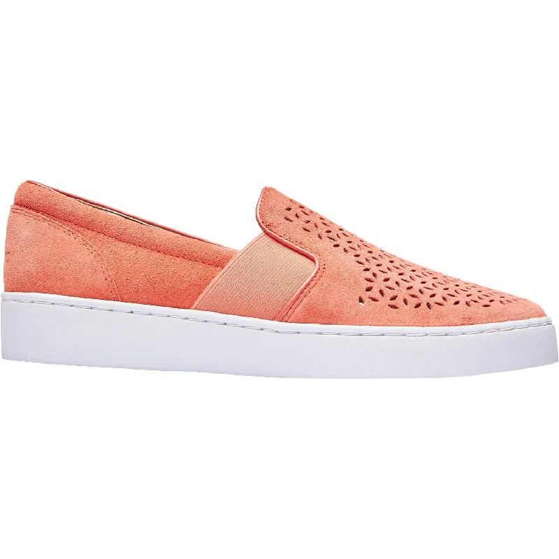 Casual Shoes for Men with Breathable Mesh and Leather Upper-Women's Vionic Kani Coral Suede