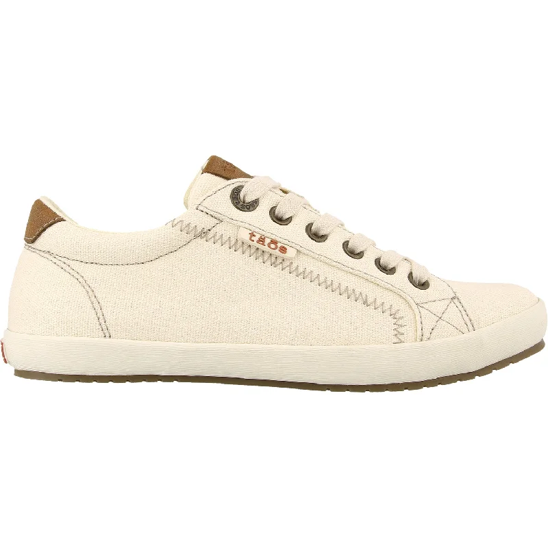 Stylish Casual Shoes for Women with Vibrant Design-Women's Taos Star Burst Beige/Tan Canvas