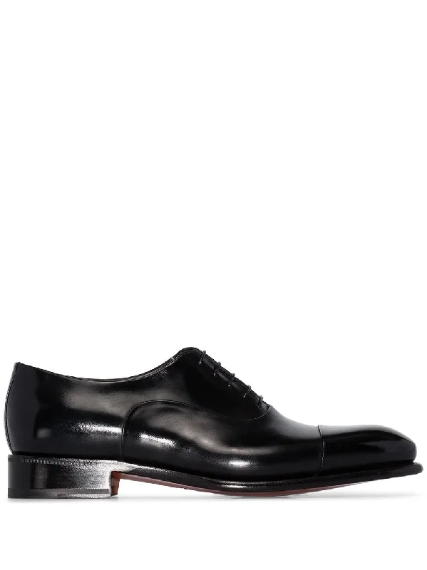 Oxfords for refined soles-Leather oxford shoes