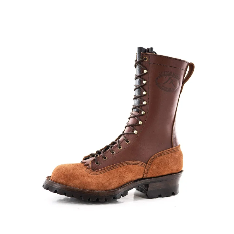 Boots with bold heels-Boots with thick midsoles-Fire Inlander LTT - Redwood