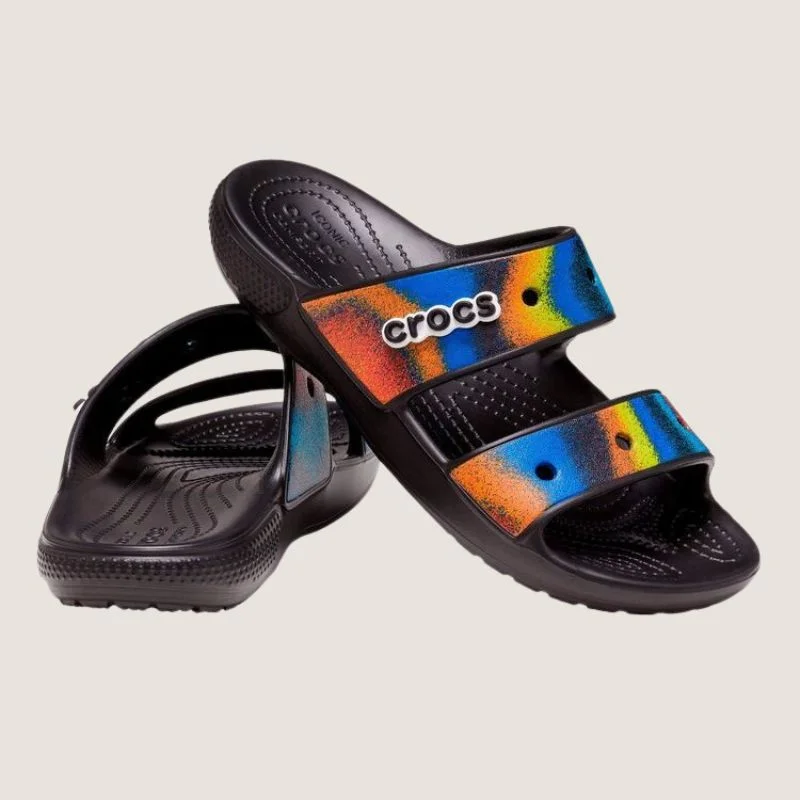 Sandals with unique detailsCrocs Classic Spray Dye Sandal