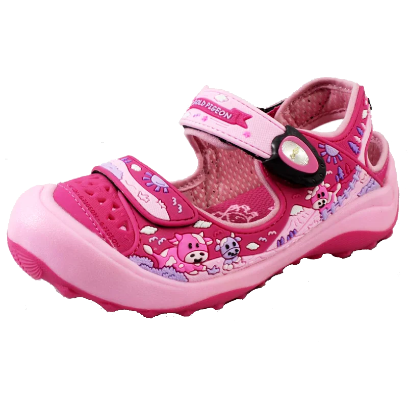 Sandals with sleek trendsKids Toe Guard: 1629 Fuchsia