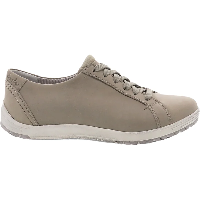 Comfortable Casual Shoes for Men with Soft Textile Upper-Women's Dansko Leela Taupe Nubuck