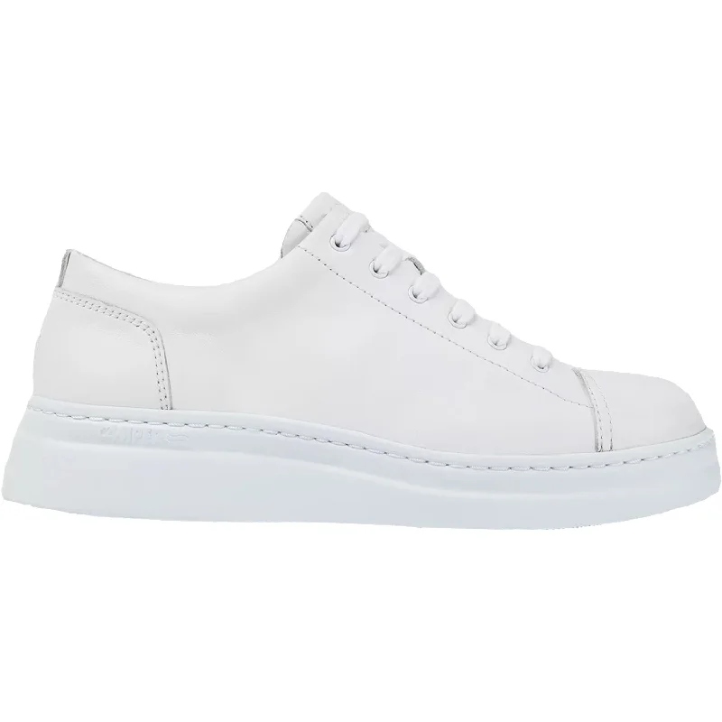 Trendy Casual Shoes for Women with Flexible Upper-Women's Camper Runner Up White Leather