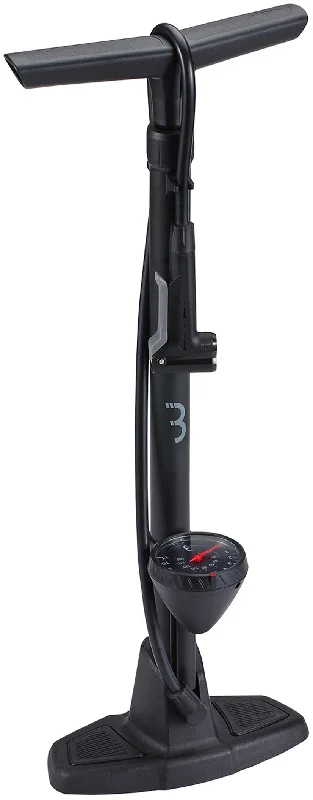 BBB-AirWave Floor Pump With DualHead 3.0 - Black