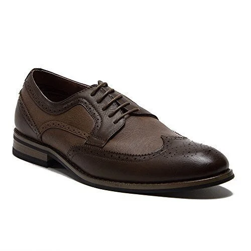 Oxfords for fashion forward-Ferro Aldo Men's 19567L Wing Tip Brogue Blucher Classic Dress Oxfords Shoes