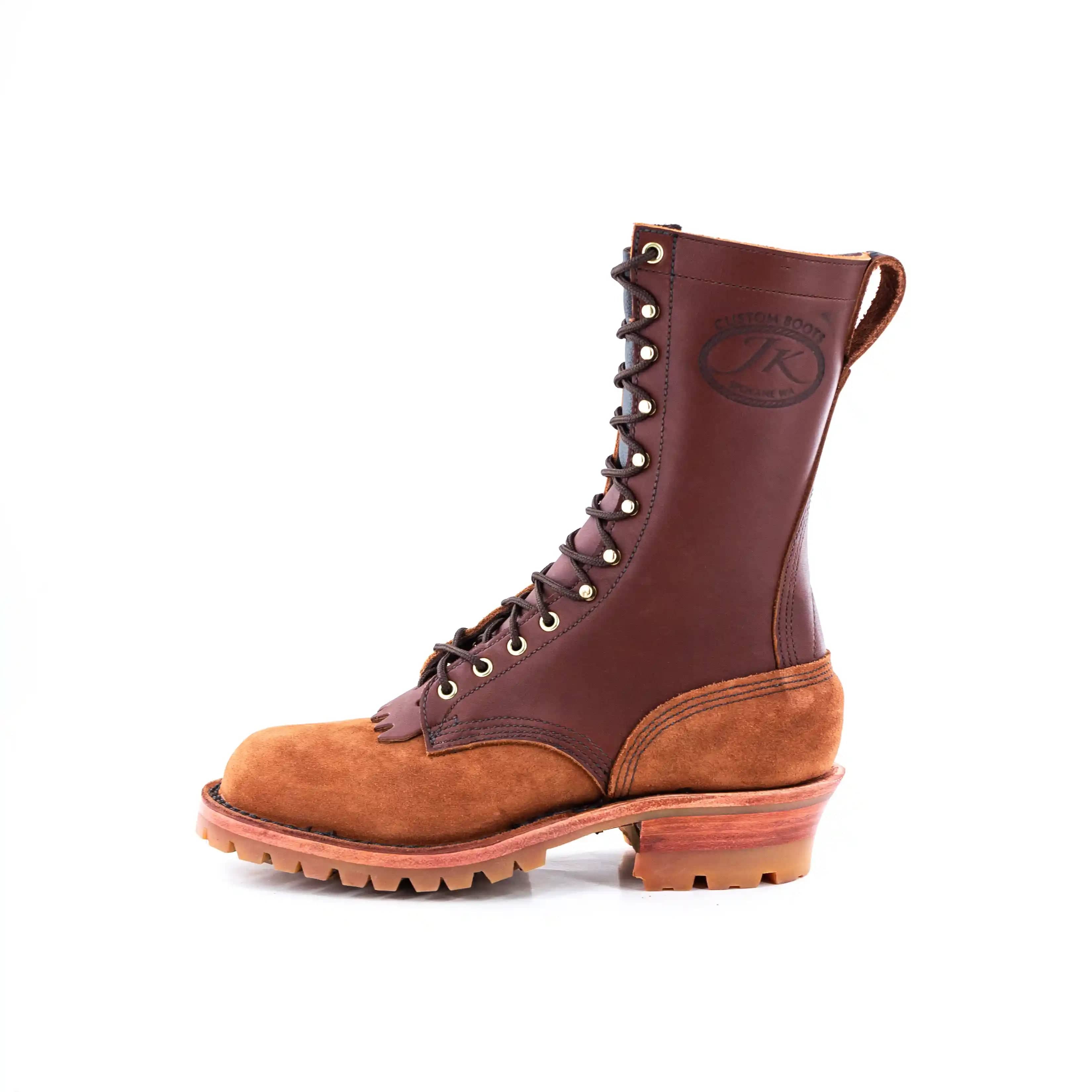 Boots for cozy evenings-Boots for outdoor walks-Superduty Honey - Redwood