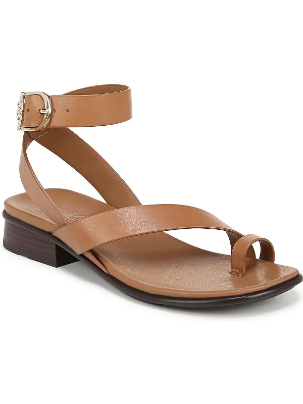 Sandals with modern trendsBIRCH Womens Leather Round toe Ankle Strap