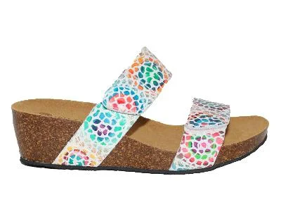 Sandals for everyday wearEric Michael WHITE Mosaic Liat Sandals