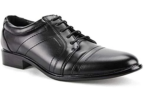 Oxfords for evening wear-Men's Men's W2015-10 Dress Casual Cap Toe Oxfords Office Work Shoe