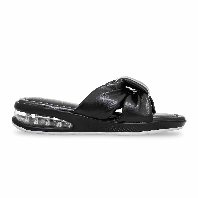 Slippers for cold rest-Black Formal Slipper PU0298