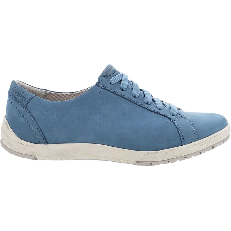 Stylish Casual Shoes for Women with Casual and Comfortable Fit-Women's Dansko Leela Blue Nubuck