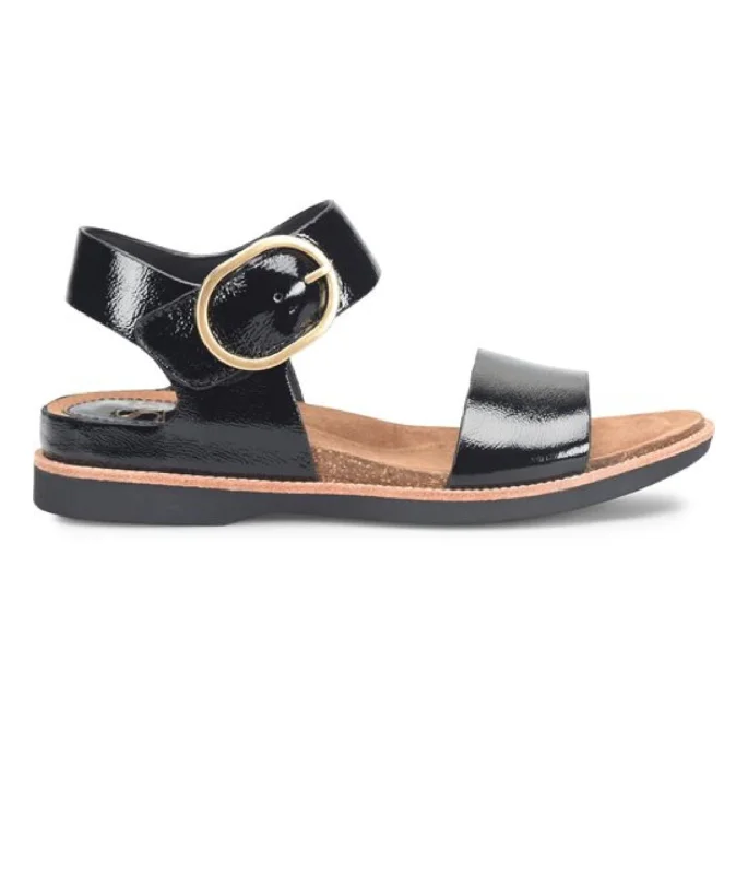 Sandals for urban strapsWomen's Bali Sandals In Black Patent