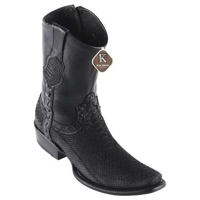 Boots for snowy trails-Boots for daily errands-Men's King Exotic Original Python Skin Dubai Style Short Boot 479BN5705