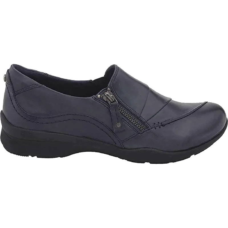 Stylish Casual Shoes for Women with Unique Slip-on Design-Women's Earth Anise Admiral Blue Leather