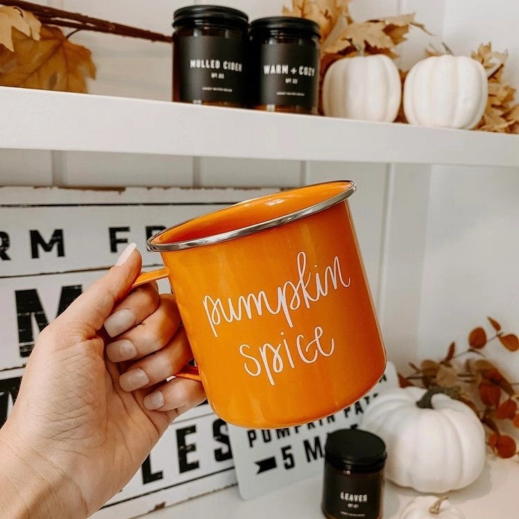 Pumpkin Spice Orange Coffee Mug