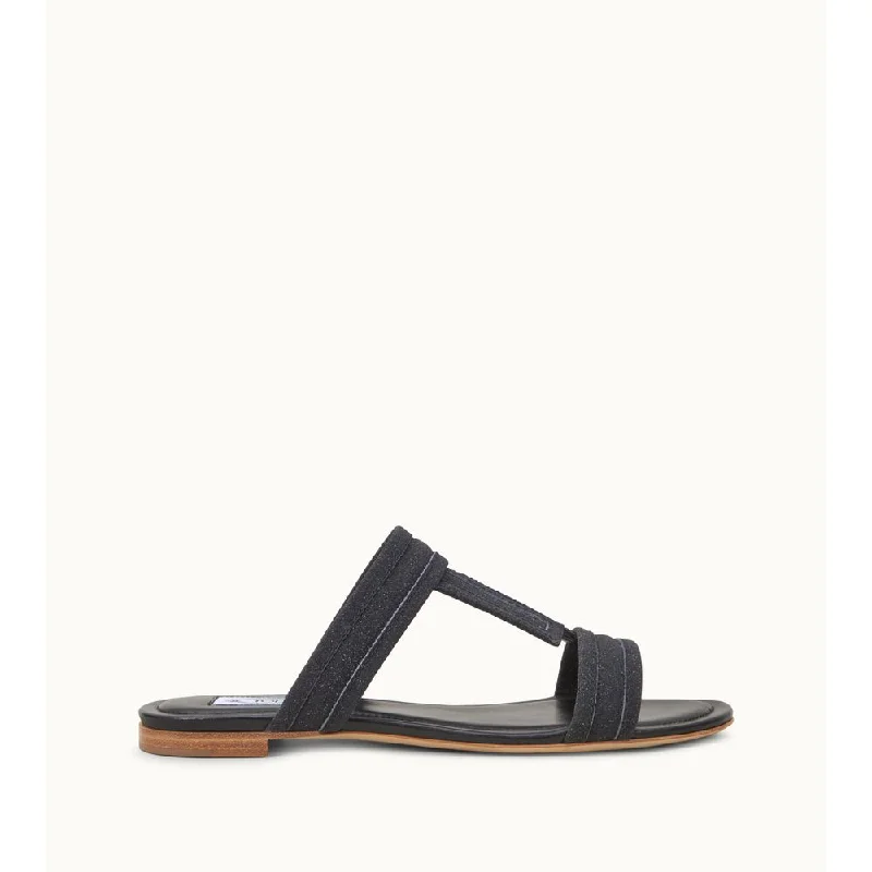 Sandals with modern patternsSandals in Glittery Leather