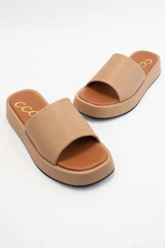 Sandals with supportive heelsWomen's Tove Chunky Platform Sandal In Camel