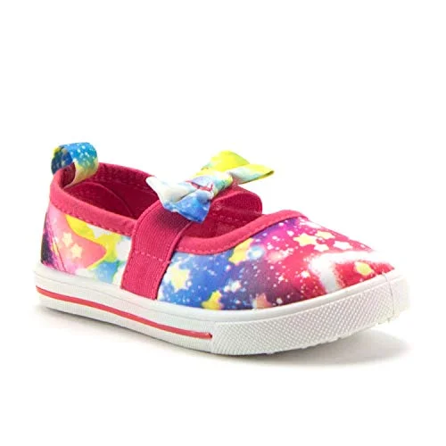 Flats with supportive trendsGirls Cay-02I Toddlers Classic Space Galaxy Flats Slip On Canvas Sneakers Shoes