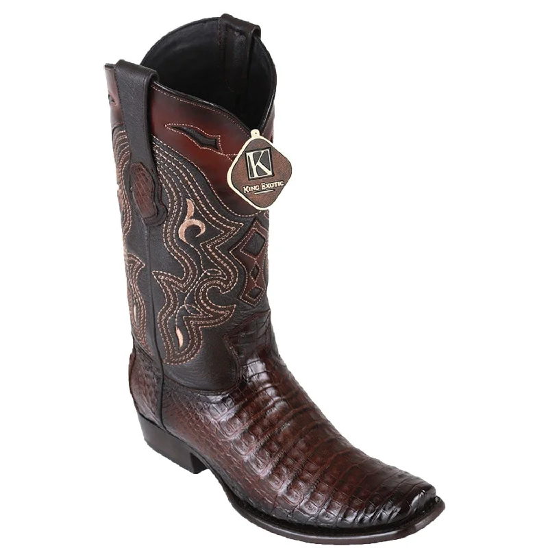 Boots for rainy hikes-Boots for rainy walks-Men's King Exotic Caiman Belly Dubai Style Boot 4798216