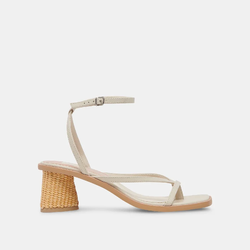 Sandals for urban comfortBANITA SANDALS IVORY LEATHER