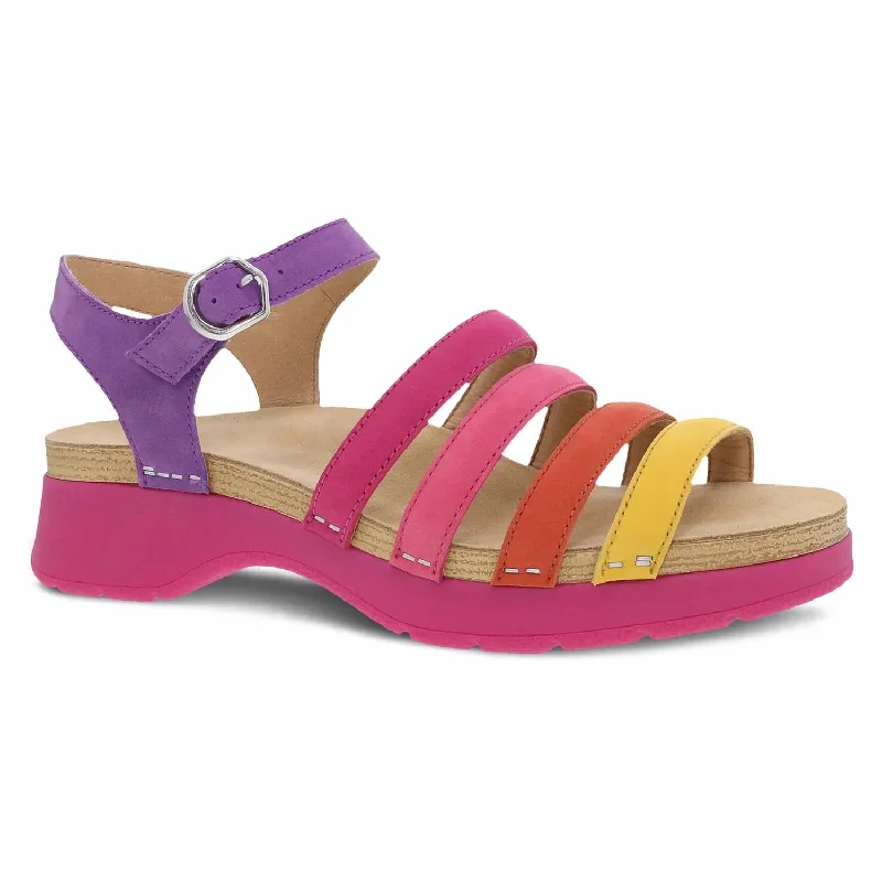 Sandals with cushioned heelsWomen's Roxie Sandals - Medium In Multi-Colored