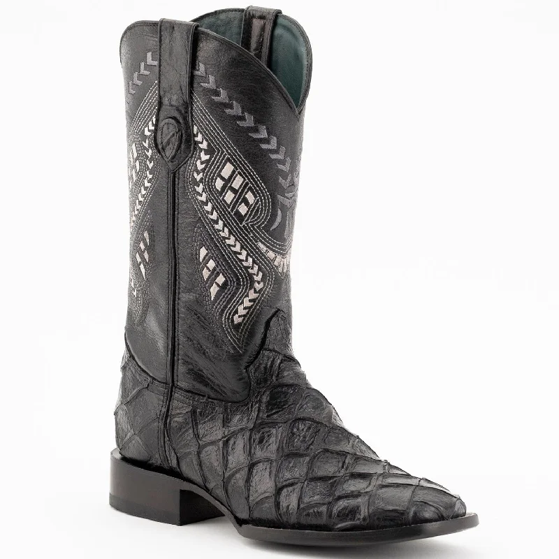 Boots with cool heels-Boots with elegant style-Men's Ferrini Bronco Print Pirarucu Fish Boots 4339304