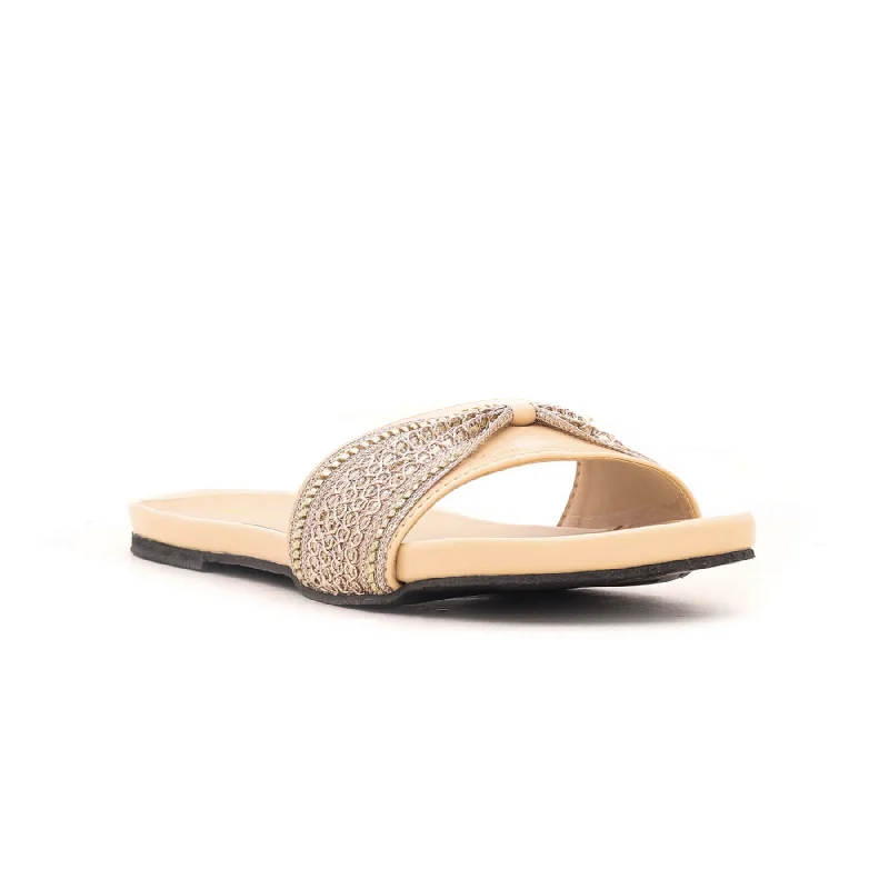 Slippers with subtle tones-Fawn Casual Slipper CL1244