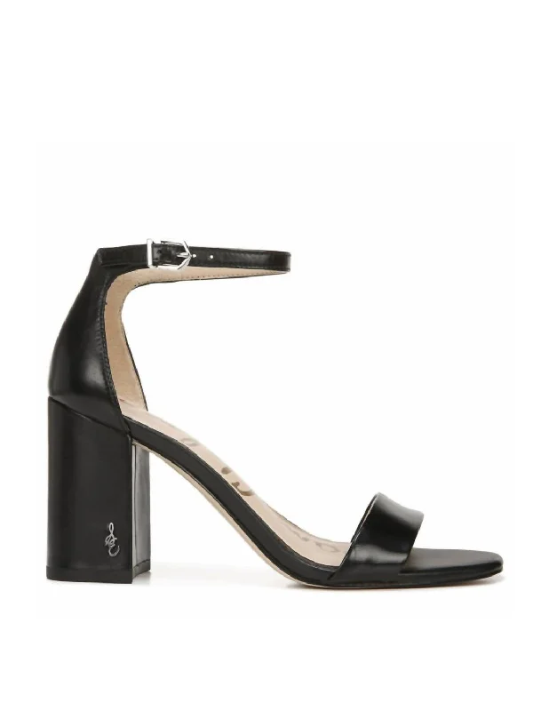 Sandals with durable comfortDaniella Block Heel Sandal In Black