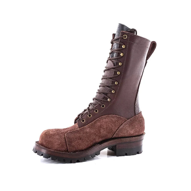 Boots for stylish trails-Boots for long strolls-Climber (Safety Toe) - Brown