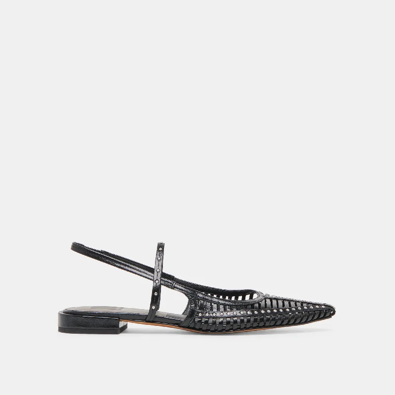 Flats for everyday trendsPHINLY FLATS MIDNIGHT CRINKLE PATENT