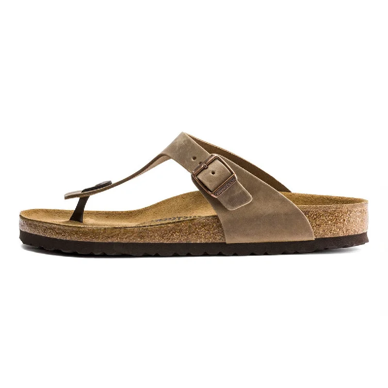 Sandals for wide feetBirkenstock Gizeh Tobacco Brown