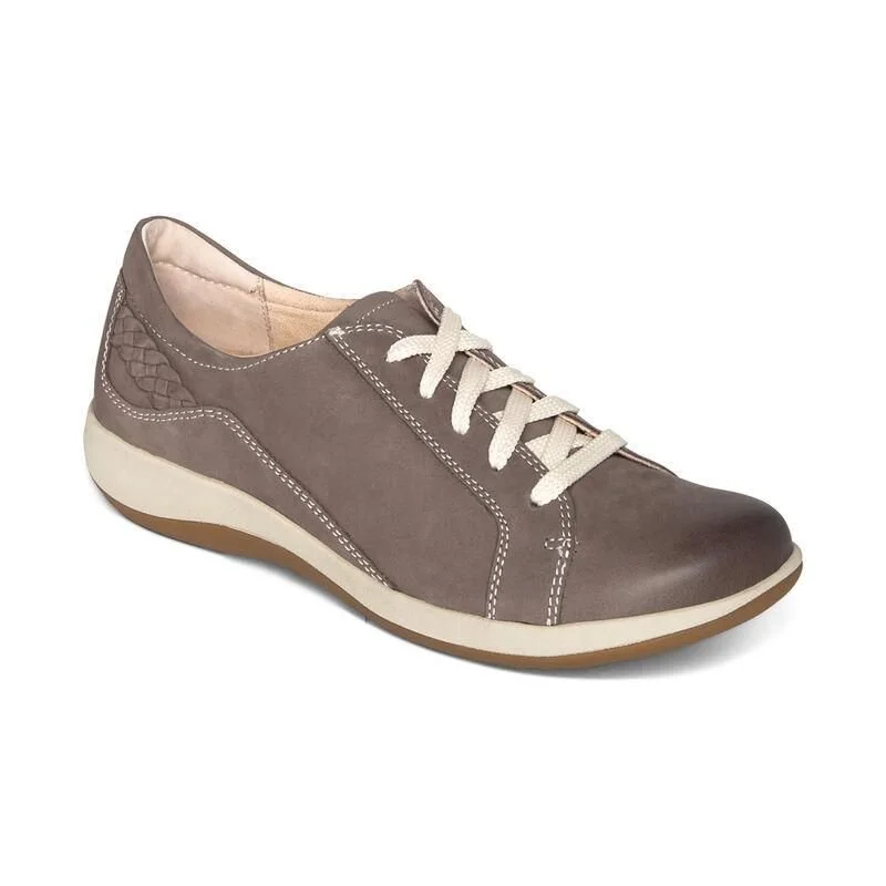 Oxfords with lightweight design-Aetrex Dana Lace Up Oxford Grey