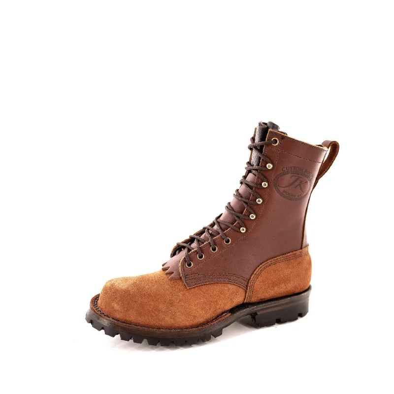 Boots with non-slip soles-Boots with sturdy heels-Superduty (S) (Safety Toe) - Redwood