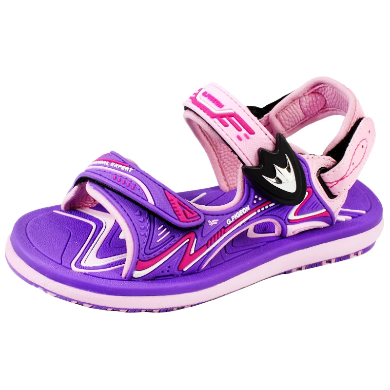 Sandals with modern patternsKids Classic: 1671 Purple