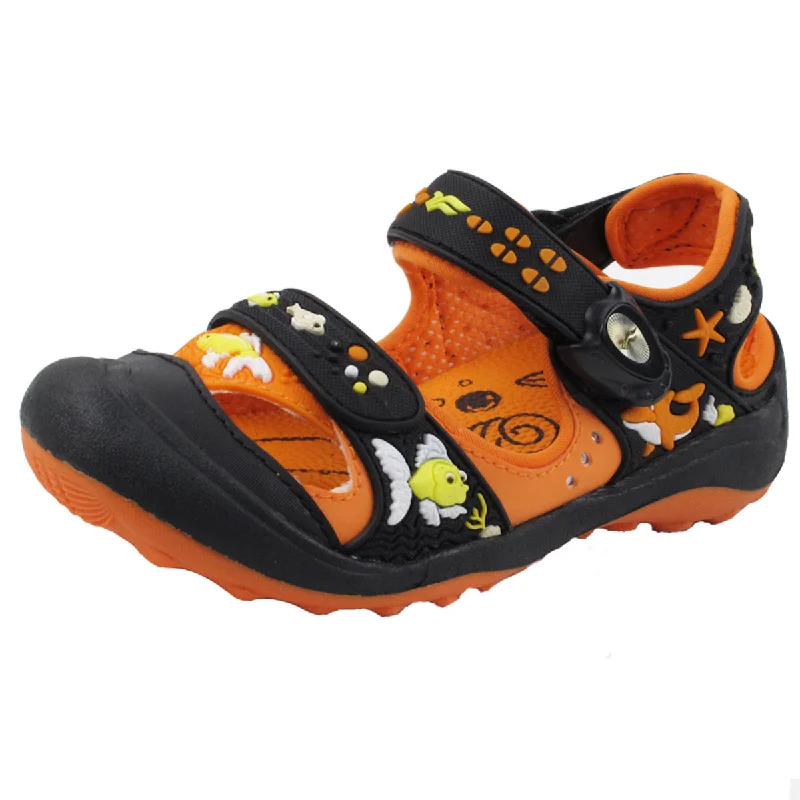 Sandals for chic patternsKids Toe Guard: 7610 Orange