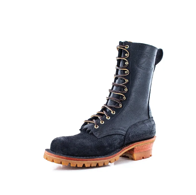 Boots for forest trails-Boots for casual hikes-Honey Fire - Black