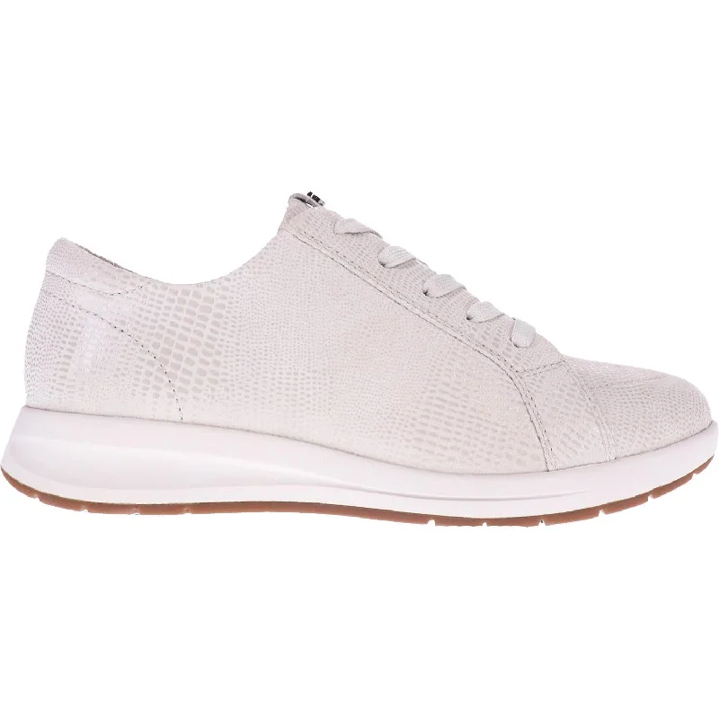 Comfortable Casual Shoes for Women with Soft Footbed-Women's Revere Athens Oyster Lizard Leather