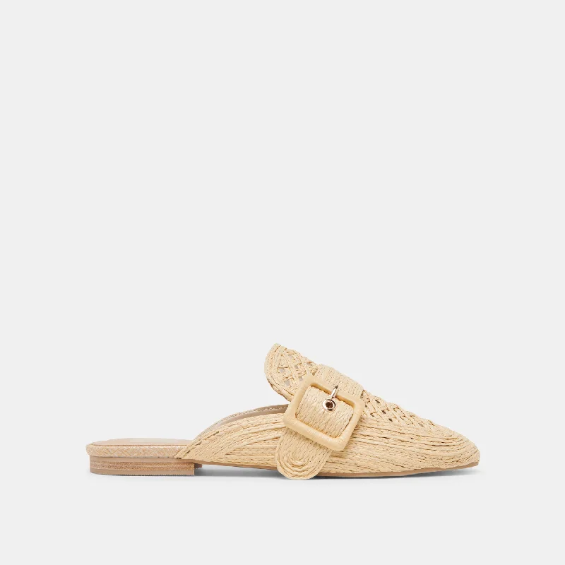 Flats for casual comfortSIANNA FLATS NATURAL RAFFIA